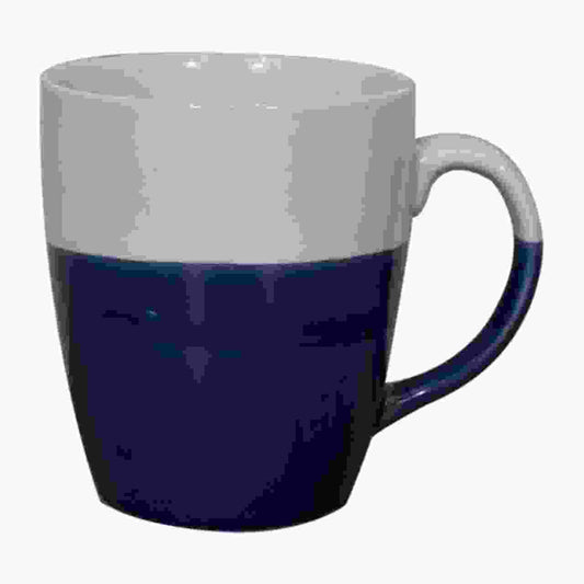 Weiße und blaue zweifarbige Tasse – 4er-Set