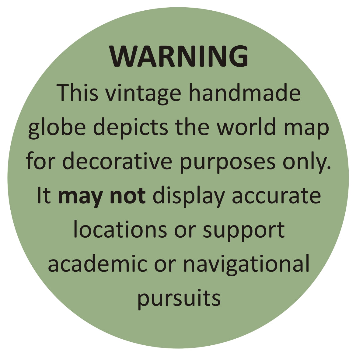Antiker Dreibein-Globus aus Messing