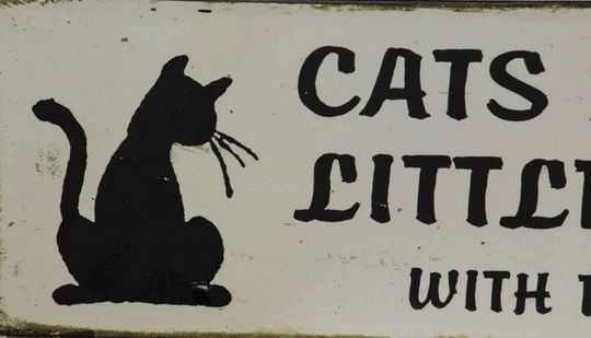 Cats Are Just Little People Plaque