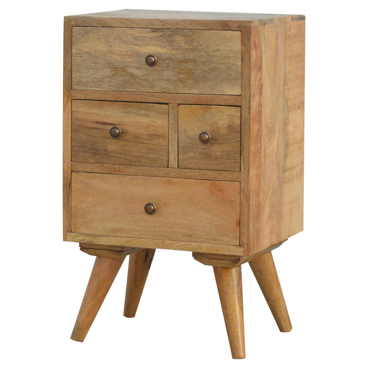 Nordic Style 4 Drawer Multi Bedside