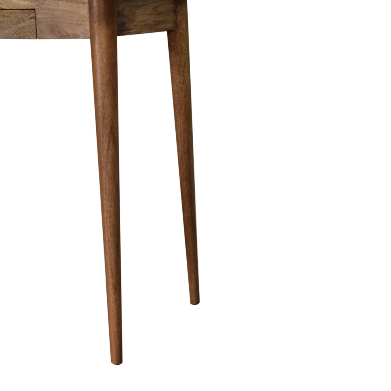 Schreibtisch im nordischen Stil mit 2 Schubladen und Kabelzugang