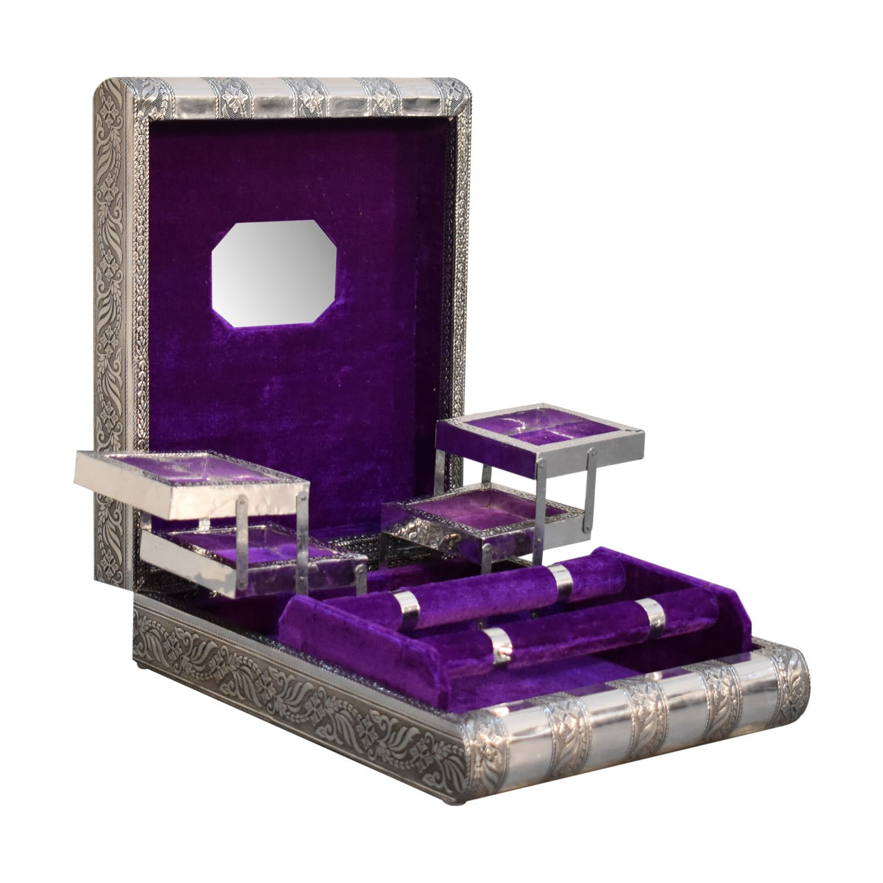 Violet Double Jewellery Box