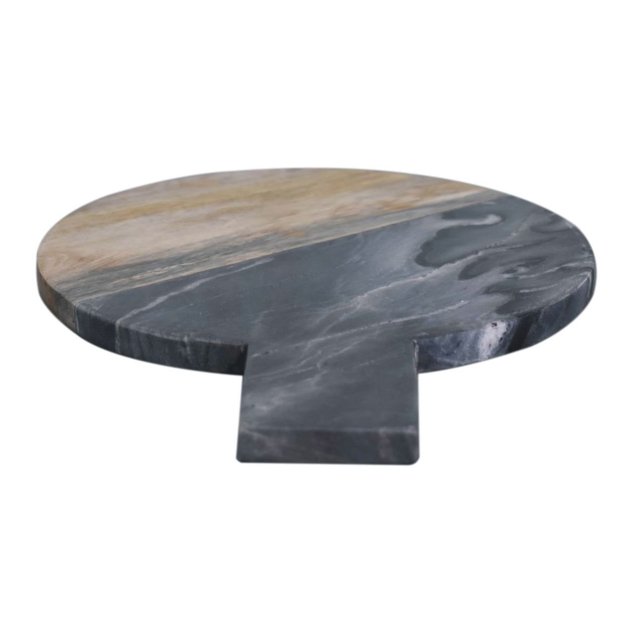 Black Marble, Terrazzo & Mango Wood Round Chopping Board