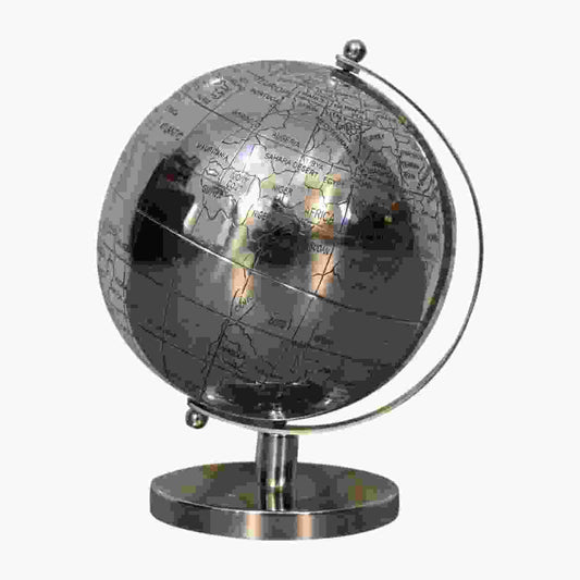 Globe chromé