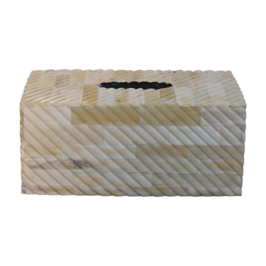 Bone Inlay Tissue Box