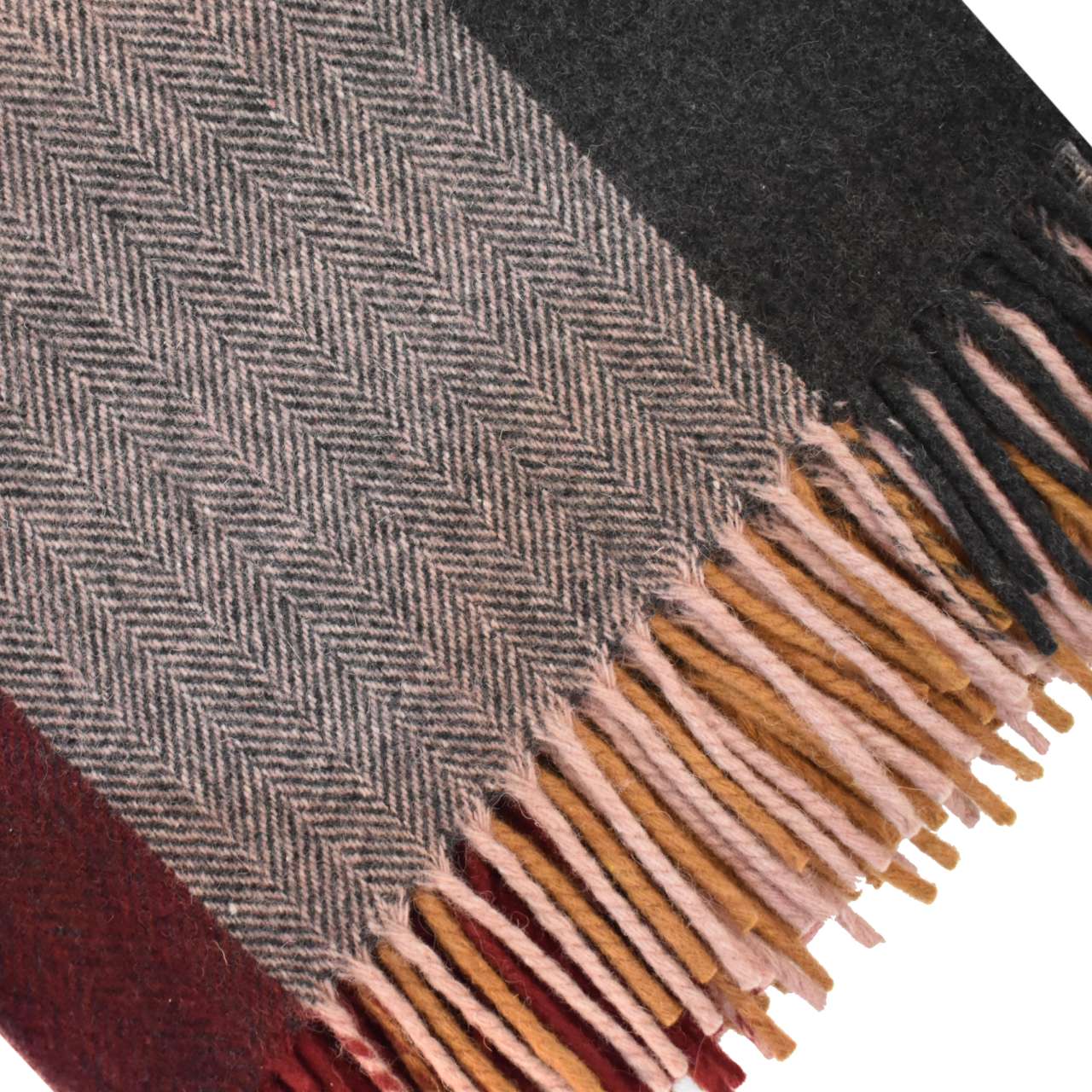 Jeté en laine multiple Selin (taille Queen 150 x 180 cm)