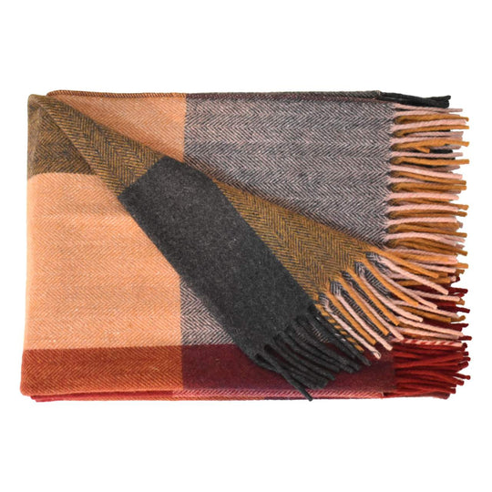 Multi Color Woolen Throw (130 x 170cm)